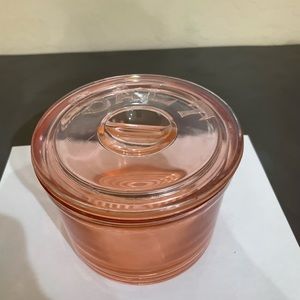 Depression Glass Salt Pig Pink